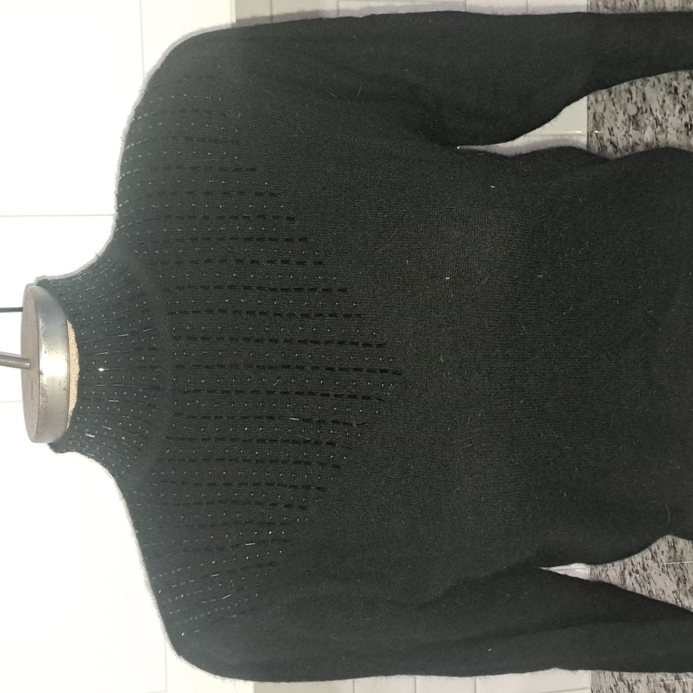 Beaded Lambswool Angora Rabbit Hair Vintage Sweater